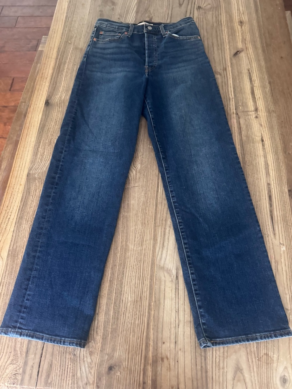 Levi's Women's Straight-Leg Jeans - Deep Blue Wash